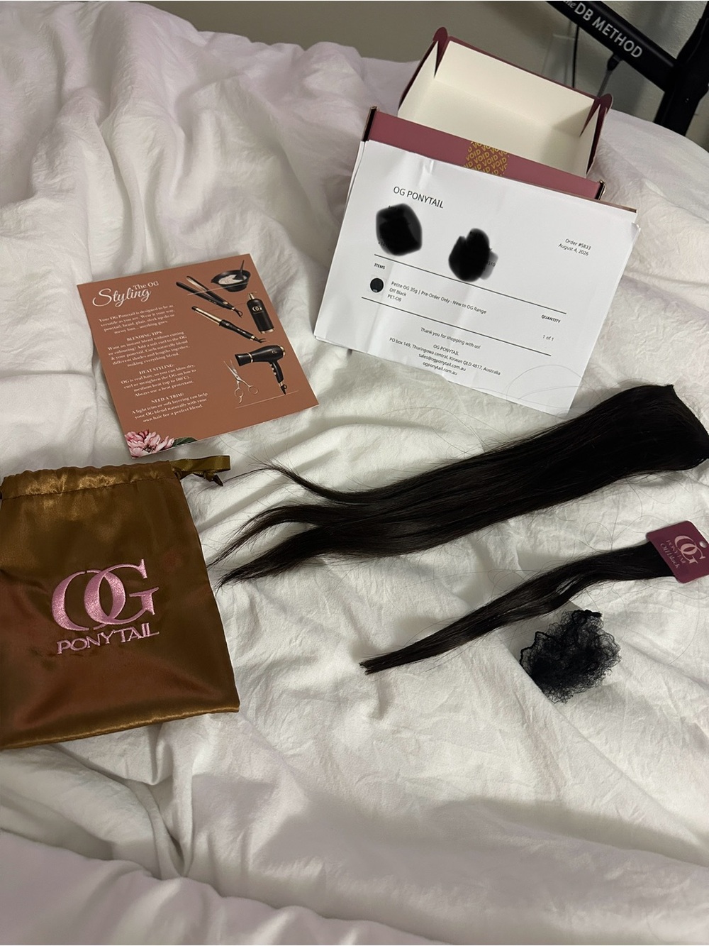 Clip-In PONYTAIL Hair Extension - OFF Black (Made in Australian)